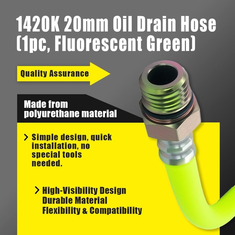 1420K 20mm Oil Drain Hose – Compatible with Kawasaki FH