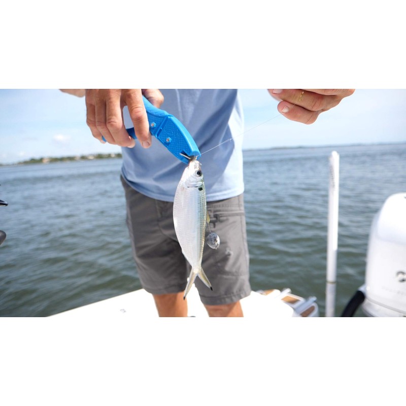 Cuda Bait Dehooker (Designed for Sabiki rigs), Blue, Model: 18399