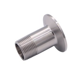 DERNORD Sanitary Male Threaded Pipe Fitting to TRI CLAMP (OD 50.5mm Ferrule) (Pipe Size: 3/4" NPT)