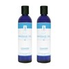 Master Massage Unscented Superior Grade Massage Oil 8oz Bottle, 2