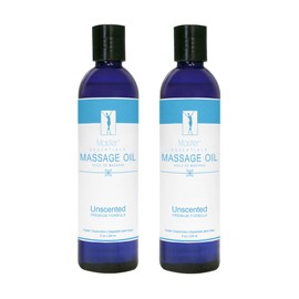 Master Massage Unscented Superior Grade Massage Oil 8oz Bottle, 2 Pack 16 ounce