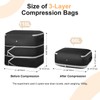 DIMJ Duvet Storage Compression Organiser Bags - 2 Pack 3-Layer