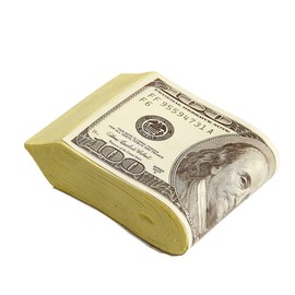 Widmann 01108 - Scherzartikel Falsche Dollar, Geldbündel, Fake Artikel, Zubehör, Karneval, Aprilscherz, Mottoparty