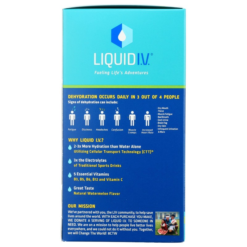 Liquid Iv Hydration Wtrmln 10Ct Bx 5.65 OZ