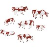 Noch 15723 Cows Brown and White Landscape Modelling