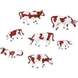 Noch 15723 Cows Brown and White Landscape Modelling
