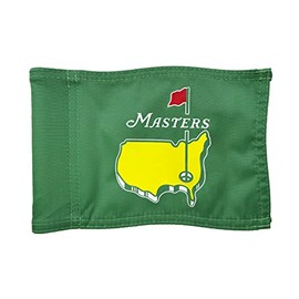 Bandera de golf temática mini, 8 x 6 pulgadas, seda de doble cara, nailon 420D resistente a la decoloración, ideal para practicar en el patio trasero, verde