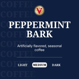 Victor Allen's Coffee Peppermint Bark Flavored, Medium Roast, 80 Count, Single Serve Coffee Pods for Keurig K-Cup Brewers