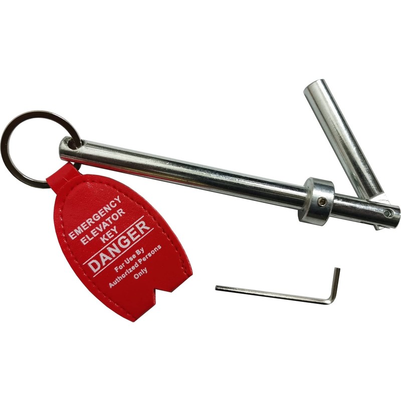 YnFag Emergency Key Solid Steel Elevator Door Key for door