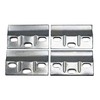 fiXte Extra Heavy Duty Kitchen Cabinet Hanging Brackets Hanger Plate