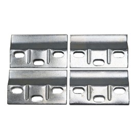 fiXte Extra Heavy Duty Kitchen Cabinet Hanging Brackets Hanger Plate for Wall Mounting Cupboards 63mm x 38mm x 2mm (4 Pack)