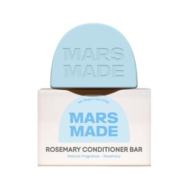 MARS MADE Rosemary Conditioner Bar - Soothing & Stimulating Natural Deep Conditioner for All Hair Types - Hair Growth Moisturizing Cleansing Solid Soap Bar Zero Waste, No Animal Trials 3.5 oz