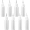 8 Pcs Small Squeeze Bottles 50ml Tip Applicator Bottle Plastic