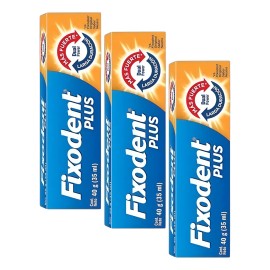 Kit De 3 Pastas Dentales Adhesiva Fixodent Plus