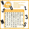 134 Pcs 5 Inch Bulletin Board Letters Colorful Alphabet Letters