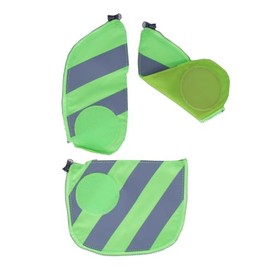 ergobag Zippies 3-Piece Safety Set, Green, Rucksack