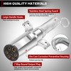 Hitchvoyager 2 Pack 7 Way Round Trailer Connector for Trailers,