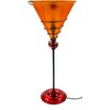 GURU SHOP Kokopelli Kada L Orange Fibreglass Table Lamp 60