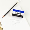 TOMBOW 57332 Mono Eraser, White, Jumbo, 1 Pack. Cleanly Removes
