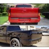 G-PLUS Tailgate Spoiler Molding Cap Compatible with Chevy Silverado 1500