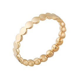 cai 274270280V Women's Ring 925 Sterling Silver Shiny without Stone Yellow, Sterling Silver, None