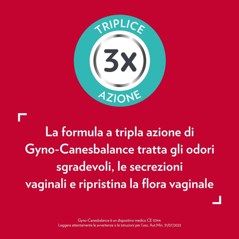 Gyno-Canesbalance Contro La Vaginosi Batterica Trattamento Gel Vaginale 7 Flaconcini
