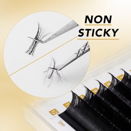 Swaniya Lashes Premium Eyelash Extensions 0.05 Thickness-CC Curl （12mm） Mix Lash Extensions Supplies Semi Permanent Individual Lashes Premium faux mink Volume Soft Matte Professional Salon Use