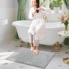 HDFK Bath Mat Non Slip 24x16 Inches 2 Tone Chenille