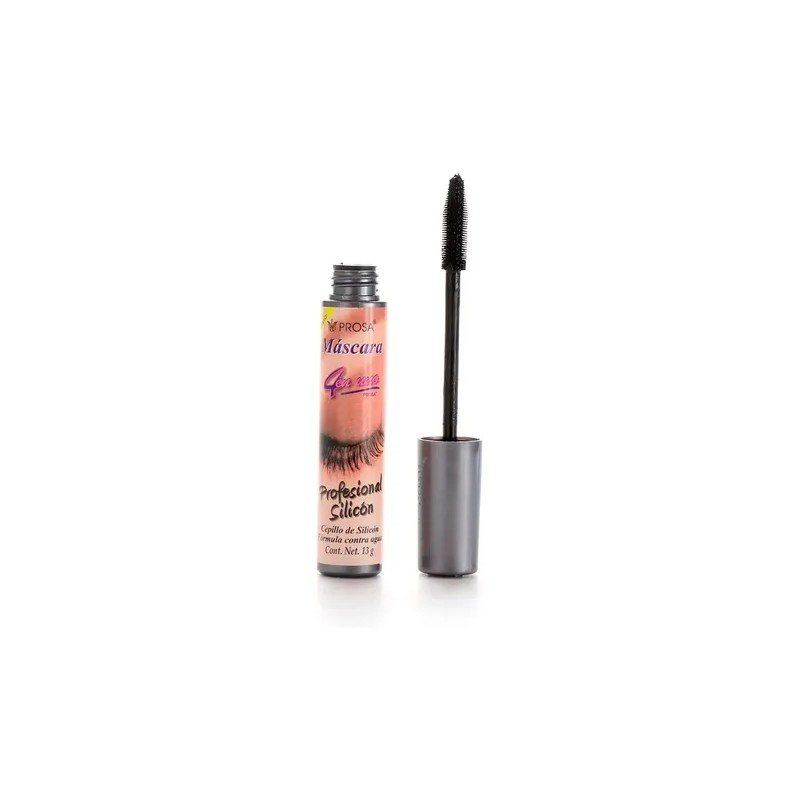 Máscara De Pestañas Prosa Profesional Silicón Waterproof Color Negro