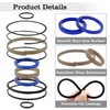 Hydraulic Log Splitter Cylinder Rebuild Seal Kit, Splitter Accessories Replacement,