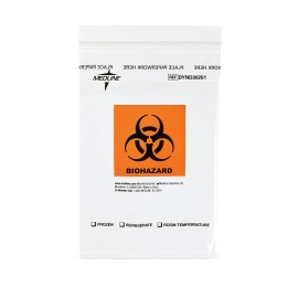 Medline Zip-Style Biohazard Specimen Bag