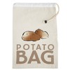 KitchenCraft Potato Bag, Canvas, Beige, 26 x 38 cm