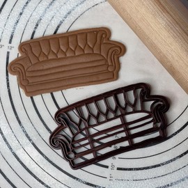 Friends Central Perk Sofa Cookie Cutter & Mold Produced by 3D Kitchen Art