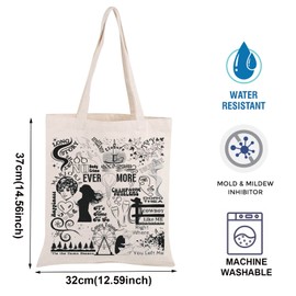 TOBGBE Singer Tote Bag Album for Fans Album Inspired Fans Gifts Song Lyric Merchandise Music Lover Travel Tote Bag (Left Me)