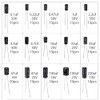 PENGLIN 200 PCS Electrolytic Capacitors Aluminum Electrolytic Capacitor Kit Electronic