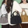 데일리 대학생 가방 직장인 출근 숄더 크로스 백 여성 여름 숄더백 천가방 데일리백 Daily College Student Bag Commuter Shoulder Cross Bag Women Summer Shoulder Bag Canvas Daily Bag