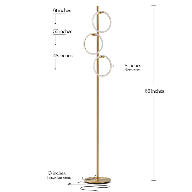 Brightech Saturn Floor Lamp, Great Living Room Decor, Tall Tree