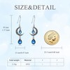 VONALA Celtic Earrings for Women 925 Sterling Silver Celtic Moon