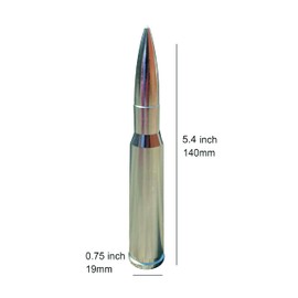 Antena Bullet - Accesorios para Ford F150 F250 F350 Super Duty Raptor Bronco Trucks Dodge RAM 1500 2500 3500 (se adapta a todos los años de modelo de camión), fabricado con construcción de aluminio