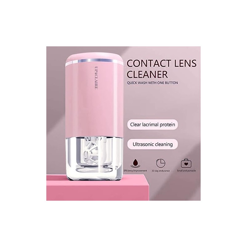 Contact Lens Cleaner, Intelligent Cleaning Machine for Soft and Rigid