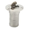 Marine Boat Deck Filler with Keyless Cap Stainless Steel Mirror