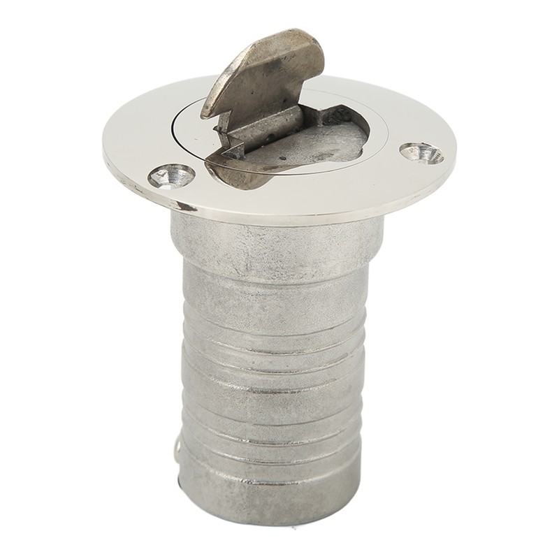 Marine Boat Deck Filler with Keyless Cap Stainless Steel Mirror