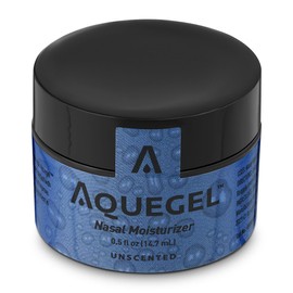 Hidratante nasal Aquegel (original), alivio de la humedad nasal durante 12 horas, gel nasal a base de agua, hidratante nasal para oxigenoterapia, sequ
