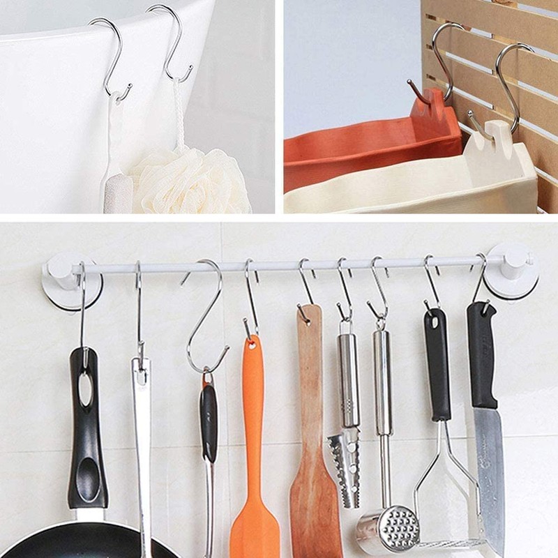 S Shaped Hooks, Extra Large, 4.7 inches (12 cm) x