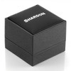 SHARDON Men's 8mm Beveled Edge Titanium Wedding Ring with Real