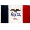 GORISE Iowa State Flag 3x5 feet, Embroidered Nylon Flag of