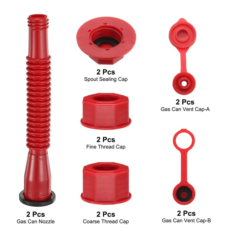 sourcing map 2set Gas Can Spout Replacement, Gas Can Nozzle