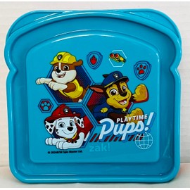 Sandwich Box featuring beloved Patrol Pup Characters. Reusable Compact Lunch Food Storage Container, BPA Free