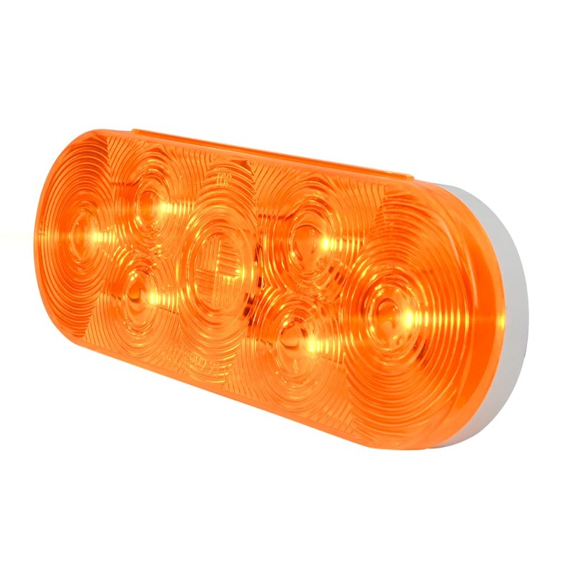 GG Grand General 75797 Oval Highway Amber/Amber 7 LED Sealed