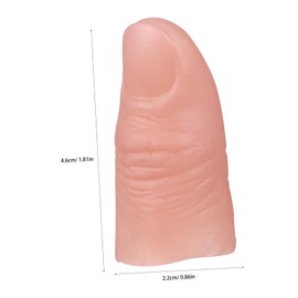 Kisangel 6 Sets Magician Props with Silk Scarves Finger Cots Fake Finger Accessories for Stage Performance Party and Street Entertainment